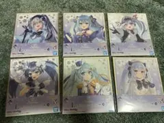 雪ミク　L賞　ミニ色紙 6種