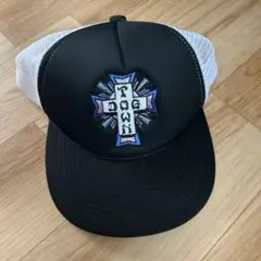 【完売品】DOG TOWN　クロスロゴ　トラッカーキャップ　ブラック　新品未使用