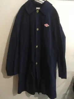 DANTON ステンカラーコート ネイビー 40