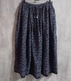 URBAN RESEARCH DOORS　インド綿 エスニック柄　フレアスカート