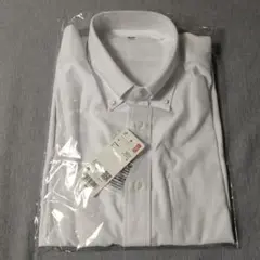 UNIQLO ドライノンアイロン ジャージーシャツ 半袖 ホワイト Mサイズ