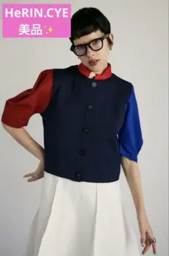 【美品】HeRIN.CYE ポンチライトカーディガン