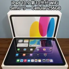 美品 iPad 第10世代 WiFi Cellular Simフリー 256GB
