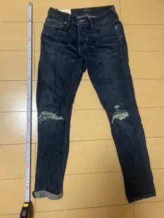 断捨離　Abercrombie & Fitch アバクロ デニム　ダメージ