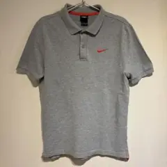 【NIKE】グレー ポロシャツ Mサイズ
