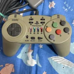 PS ホリ　ファイティングコマンダー　コントローラー　グレー