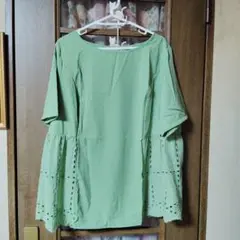 大きいサイズ4Lチュニックワンピースシャツブラウス