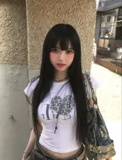 mucent ムセント レオパード柄ハートTシャツ 未開封　ヒョウ柄
