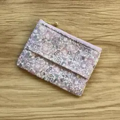ポケットティッシュケースつきポーチ リバティ Michelle ハンドメイド