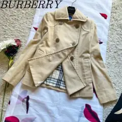 【良品】BURBERRY BLUE LABEL ショート丈コート ベージュ 36