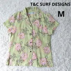T&C SURF DESIGNS　アロハシャツ　花柄　Mサイズ