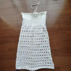 水着の上に着るメッシュタイプショ−トワンピース