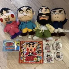 おぼっちゃまくん　ぬいぐるみ　全3種　びんぼっちゃま　バンプレスト おぼっちゃまくん びんぼっちゃま 貧保耐三 ぬいぐるみ 昭和
