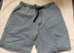 青色 Mサイズ ショートパンツ ポケット付き