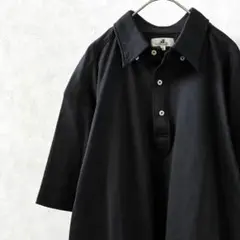 【美品】ポロシャツ 半袖 無地 シンプル 3L 大きめ ゆったり ゆるだぼ 薄手
