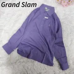 Grand Slam/グランドスラム　ポロシャツ S パープル　インナー　重ね着