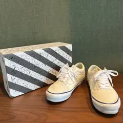 VANSバンズ オールドスクール VAULT(ボルト) 26cm 白青