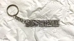 Supreme Block Logo Keychain キーホルダー 银色 a