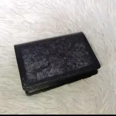 極美品■chapllin チャップリン 本革 カードケース ブラック 名刺入れ