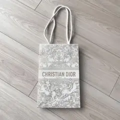 Dior ディオール　ショップ袋　ホリデー限定　クリスマス限定　ゴールド