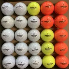素人が集めたゴルフロストボール25球BRIDGESTONE GOLF