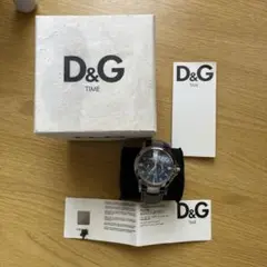 D&G ドルチェ&ガッバーナ メンズ腕時計 ブラック 箱付き