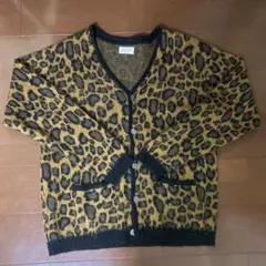 ヒョウ柄カーディガン Lサイズ