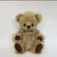 テディベア シナモン モヘア ハンドメイド