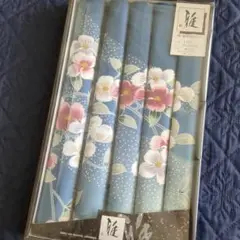 《未使用》 花柄座布団カバー”雅” 55cm x 59cm