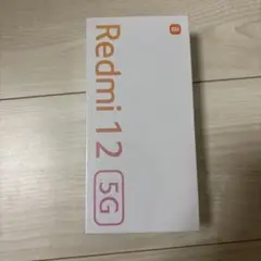 Redmi 12 5G 本体 ミッドナイトブラック