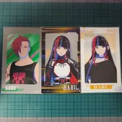 神椿市建設中 派流 アグニ ミニブロマイド 3枚 神椿 V.W.P 春猿火