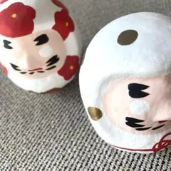 ⭐︎ペア売り　白河だるま　かわいい　紅白⭐︎