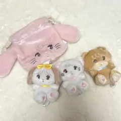 mikko characters ぬいぐるみ&ポーチ