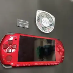 SONY PSP 3000 レッド メモリースティック 2GB