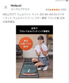 Wellputt ウェルパット マット 2M
