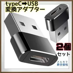 2個 USB Type-C 変換コネクター 変換アダプタ iPhone