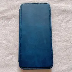Galaxy M23 5G ケース 手帳型 マグネット式 レトロ ネイビー