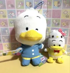 あひるのペックル　ぬいぐるみ　マスコット　2個セット　サンリオ