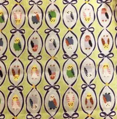 ハギレ　インコ柄　105×35