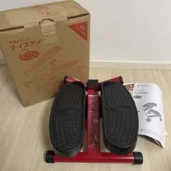 ナイスデイ　ステッパー　軽量コンパクト　レッド　健康　エクササイズ　トレーニング