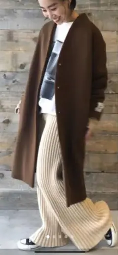 ベースレンジ ニットリブパンツ