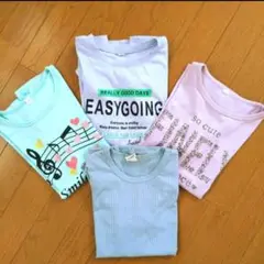 女児半袖Tシャツ4枚セット