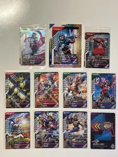仮面ライダー　ガンバレジェンズ　非売品カード　11組セット　ライセンスカード
