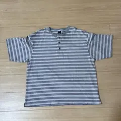 PWA STRIPED HENRYNECK S/S TEE CLOUD