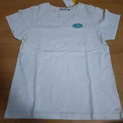 ニコアンド　USAコットンVネックTシャツ　オフホワイト【М】