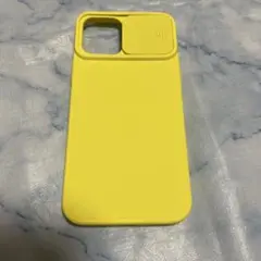 【iPhone12】イエロー iPhone用ソフトケース