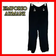 訳あり特価【EMPORIO ARMANI】ブラック Mサイズ相当 スラックス