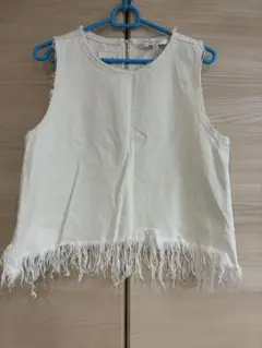 zara trafaluc ベスト　白