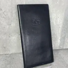 IL BISONTE 長財布 ブラック 牛革 極薄コンパクト メンズ