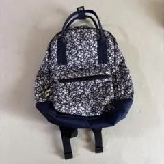 花柄ネイビーリュック